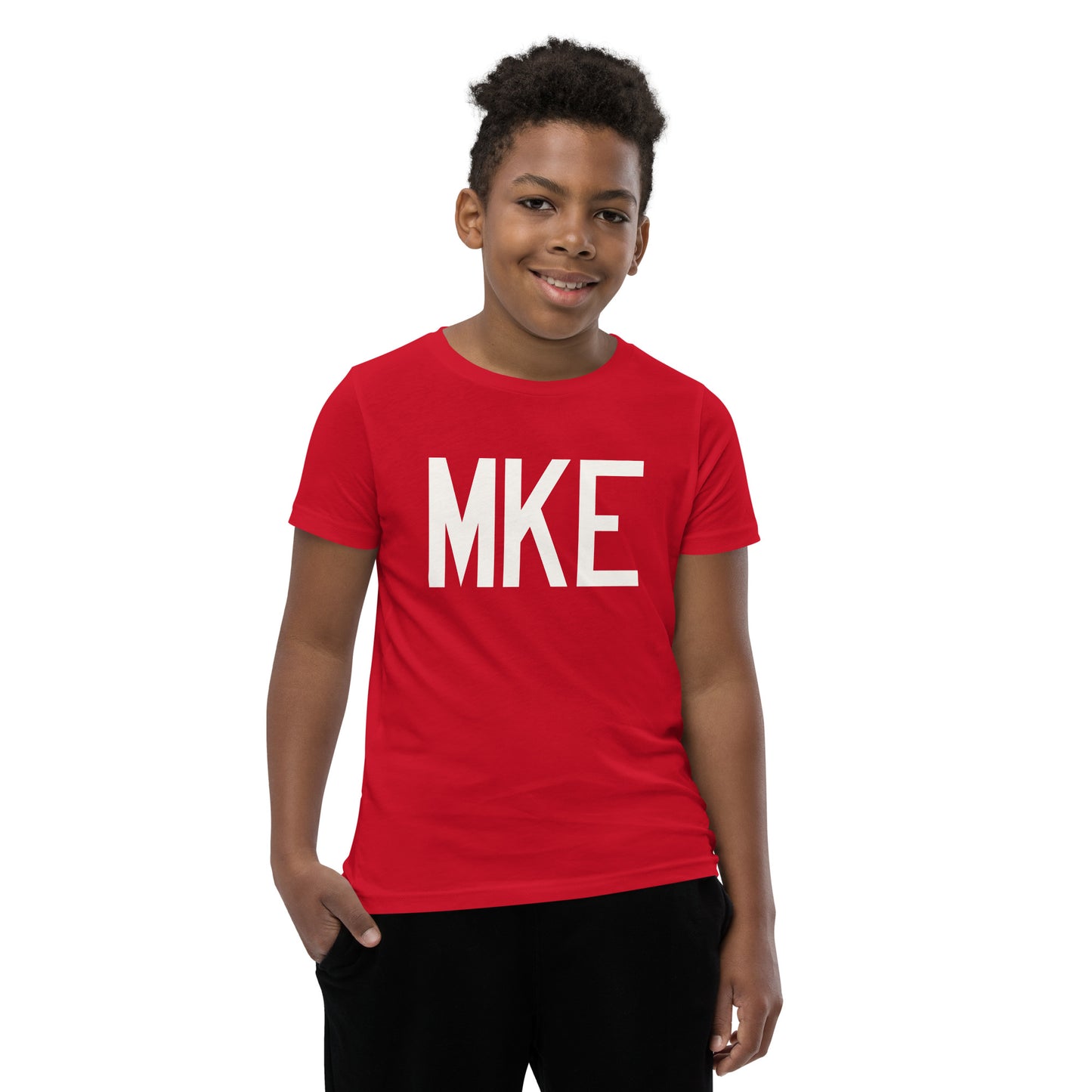 Kid's T-Shirt - White Graphic • MKE Milwaukee • YHM Designs - Image 09