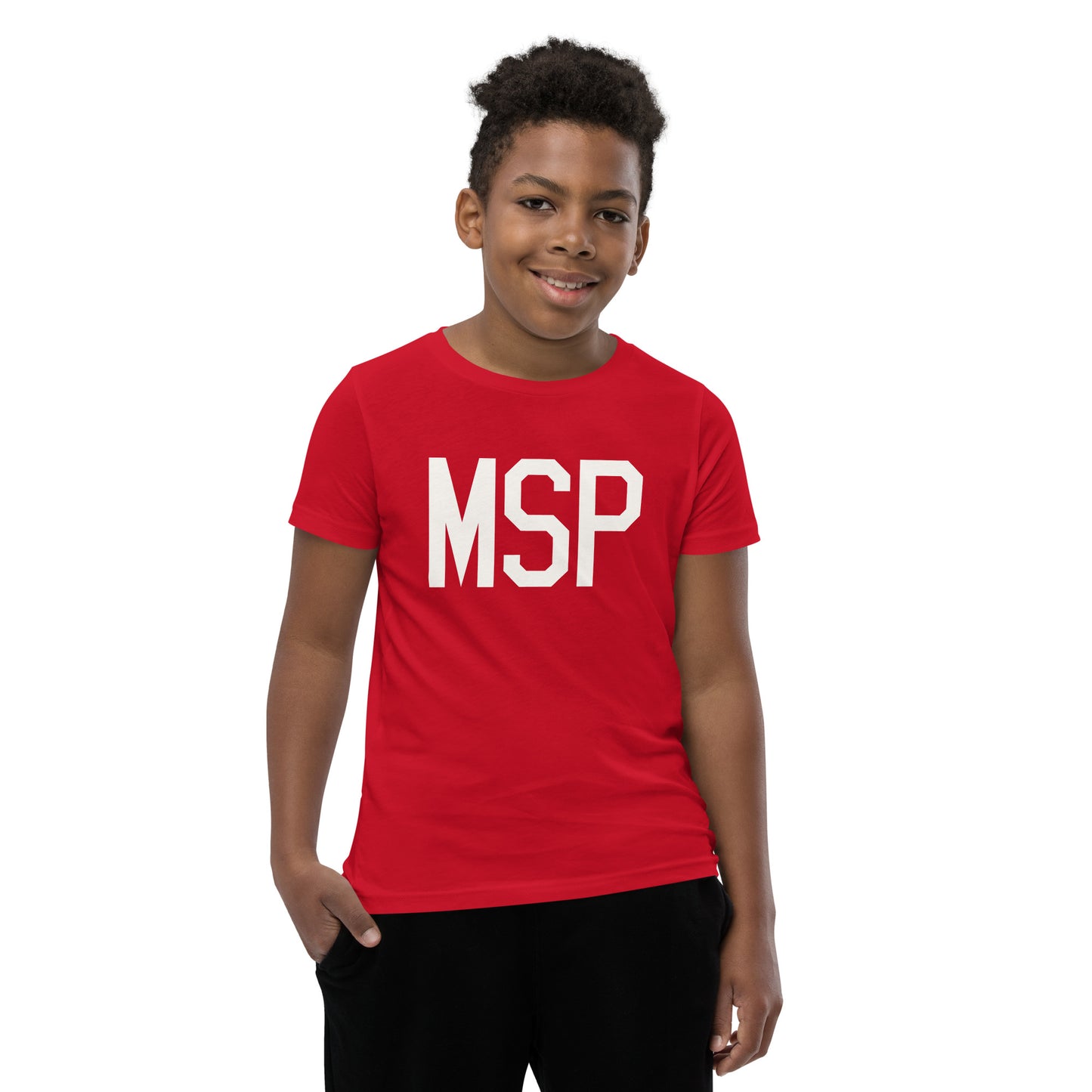 Kid's T-Shirt - White Graphic • MSP Minneapolis-St. Paul • YHM Designs - Image 09