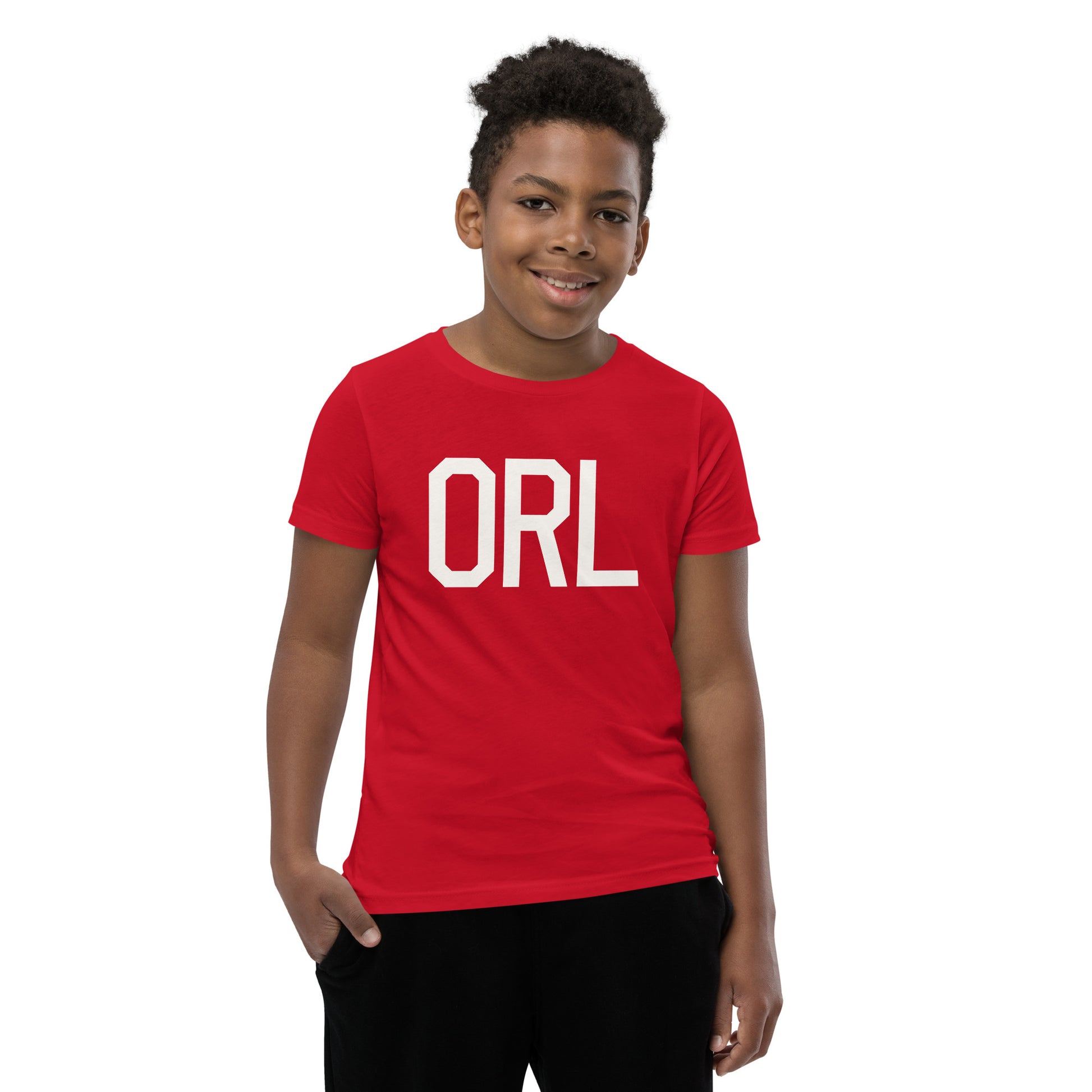 Kid's T-Shirt - White Graphic • ORL Orlando • YHM Designs - Image 09