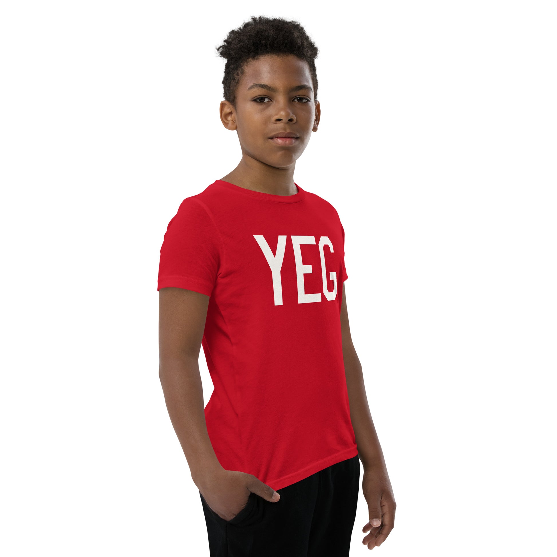 Kid's T-Shirt - White Graphic • YEG Edmonton • YHM Designs - Image 10