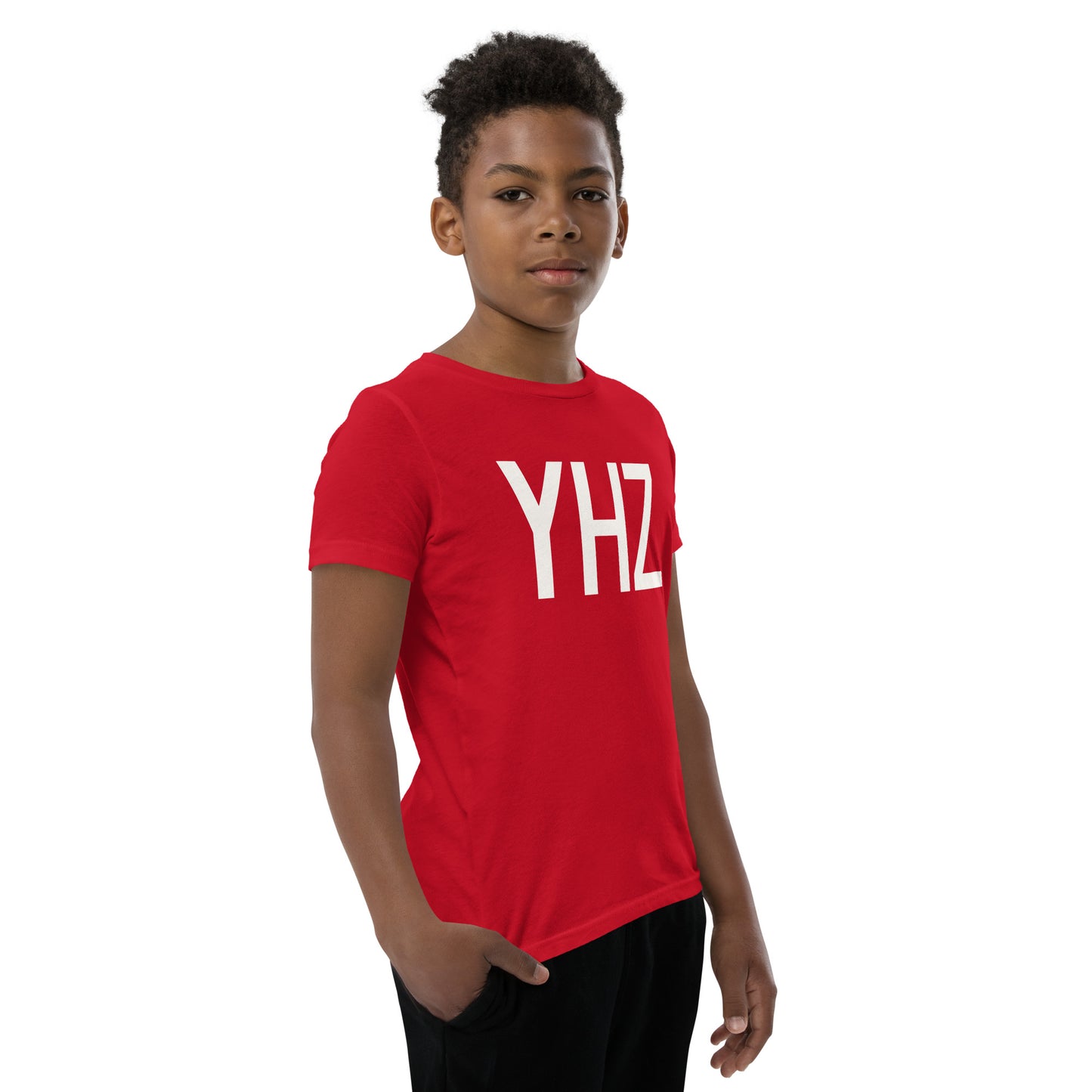 Kid's T-Shirt - White Graphic • YHZ Halifax • YHM Designs - Image 10