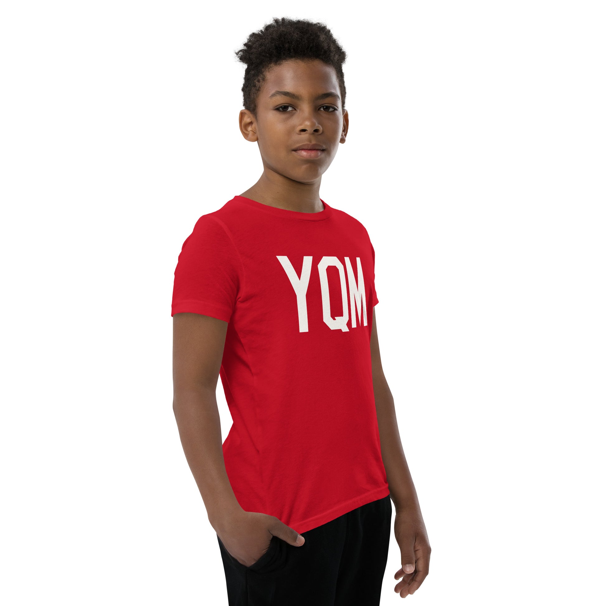Kid's T-Shirt - White Graphic • YQM Moncton • YHM Designs - Image 10