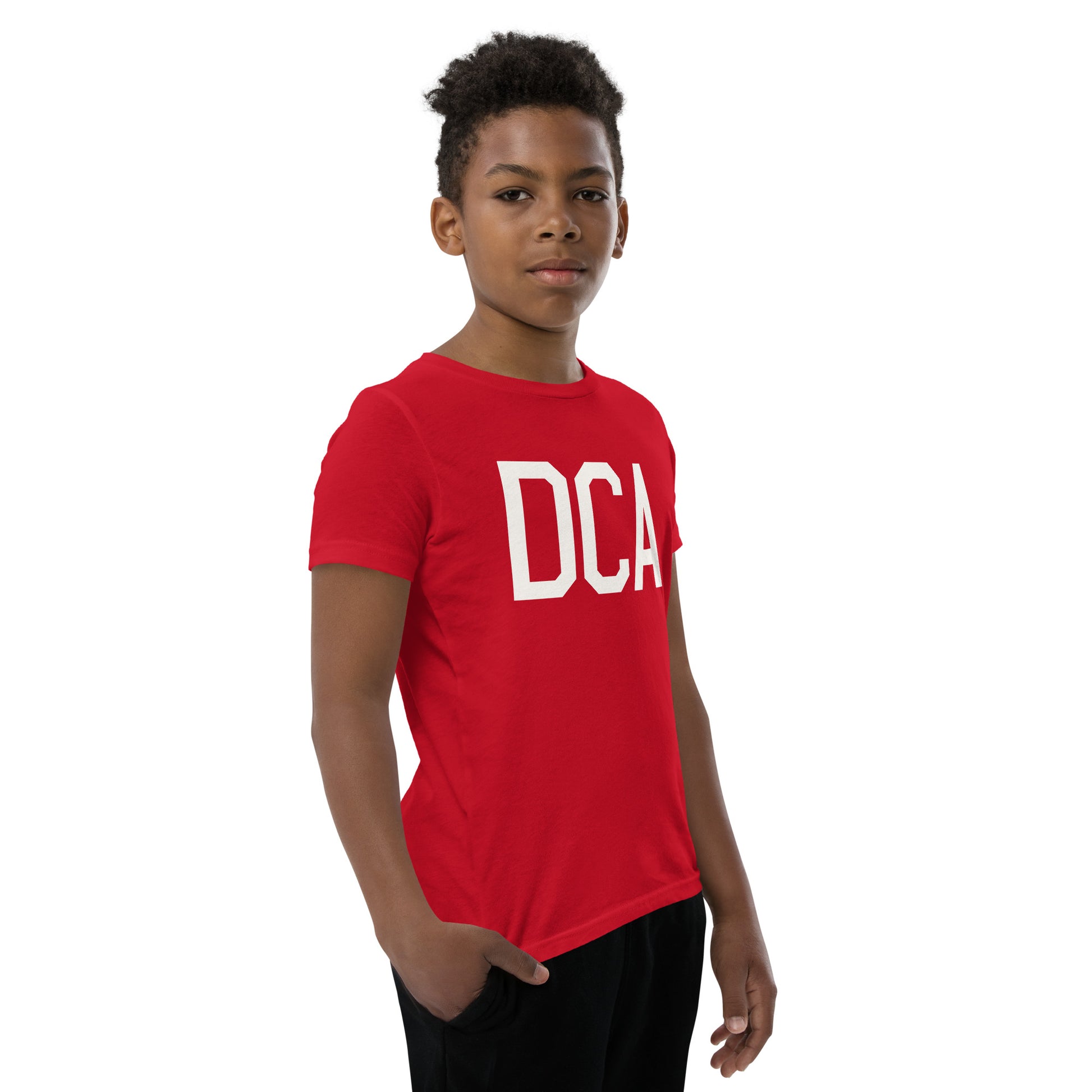 Kid's T-Shirt - White Graphic • DCA Washington • YHM Designs - Image 10