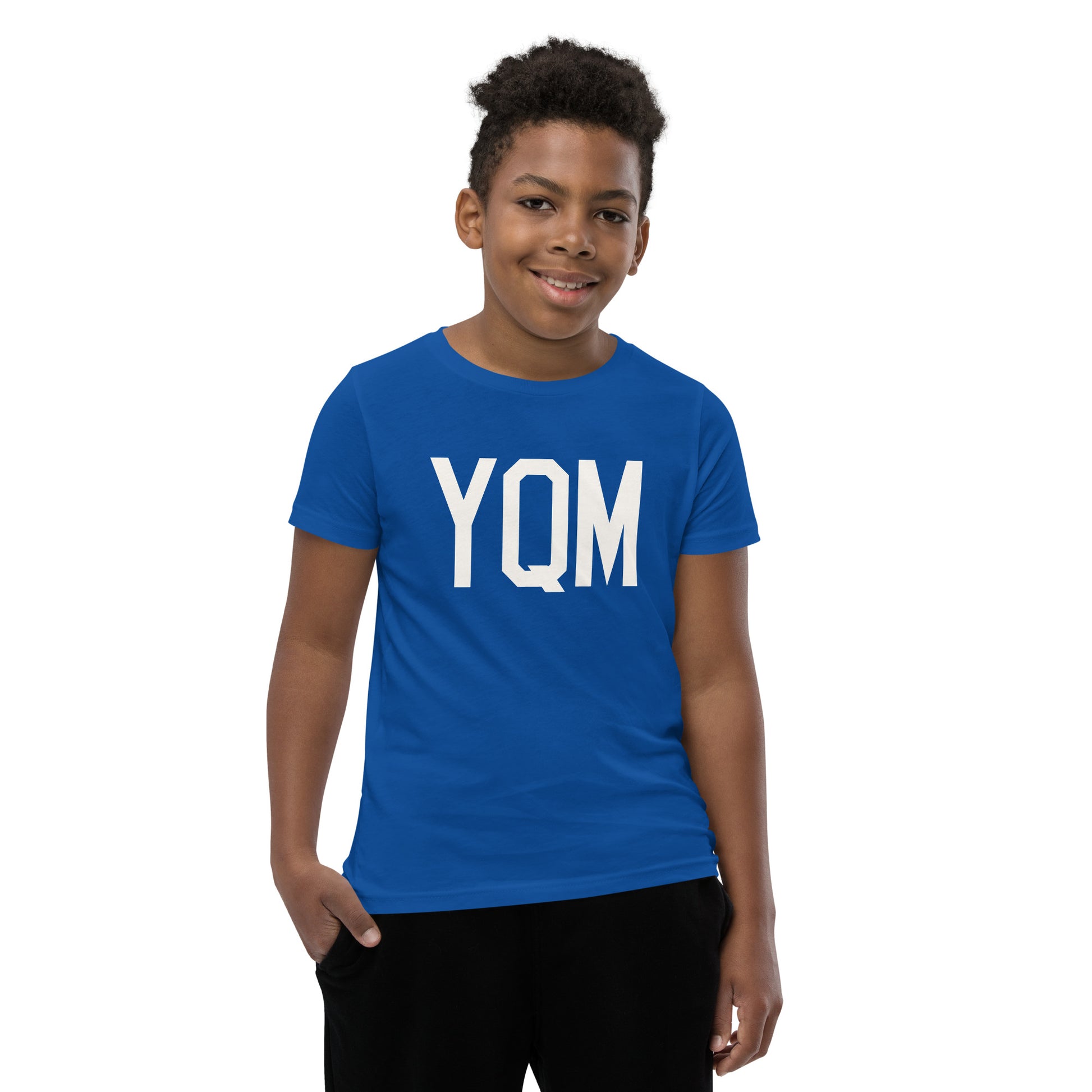 Kid's T-Shirt - White Graphic • YQM Moncton • YHM Designs - Image 11