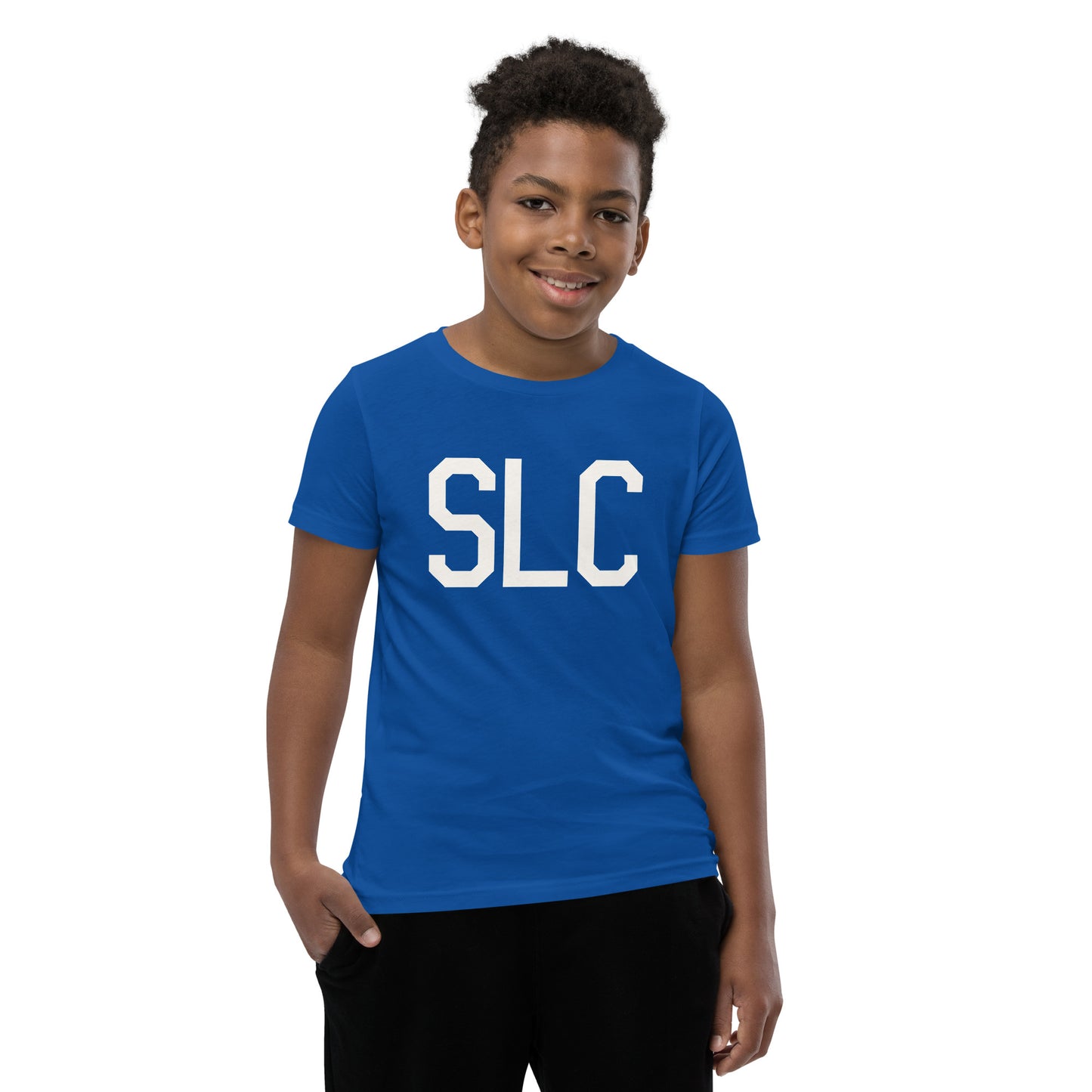 Kid's T-Shirt - White Graphic • SLC Salt Lake City • YHM Designs - Image 11