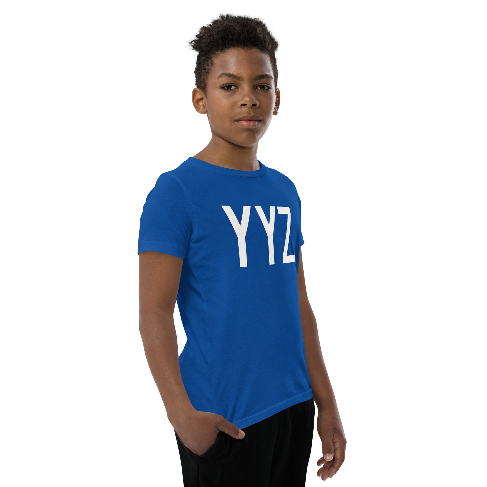 Kid's T-Shirt - White Graphic • YYZ Toronto • YHM Designs - Image 12