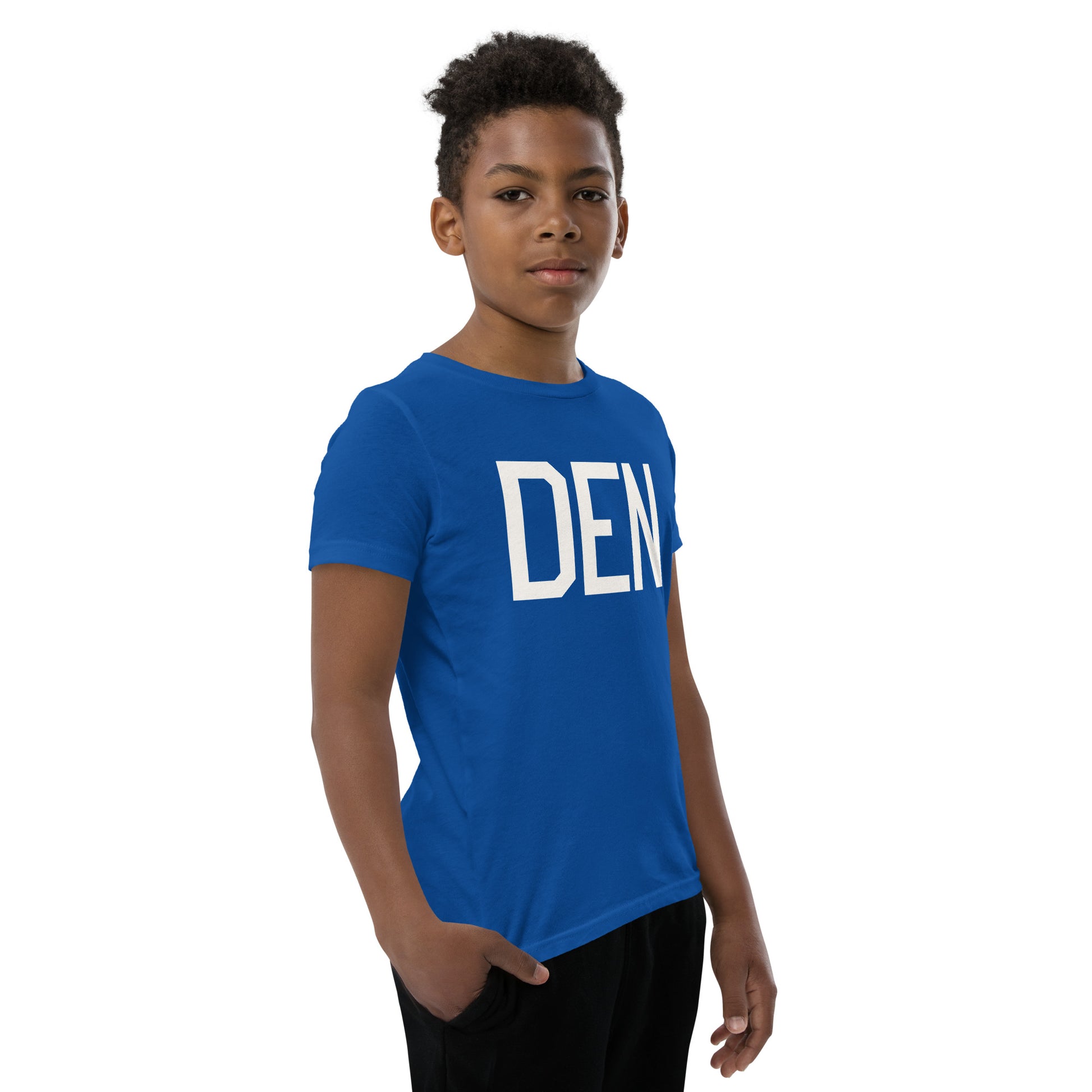 Kid's T-Shirt - White Graphic • DEN Denver • YHM Designs - Image 12