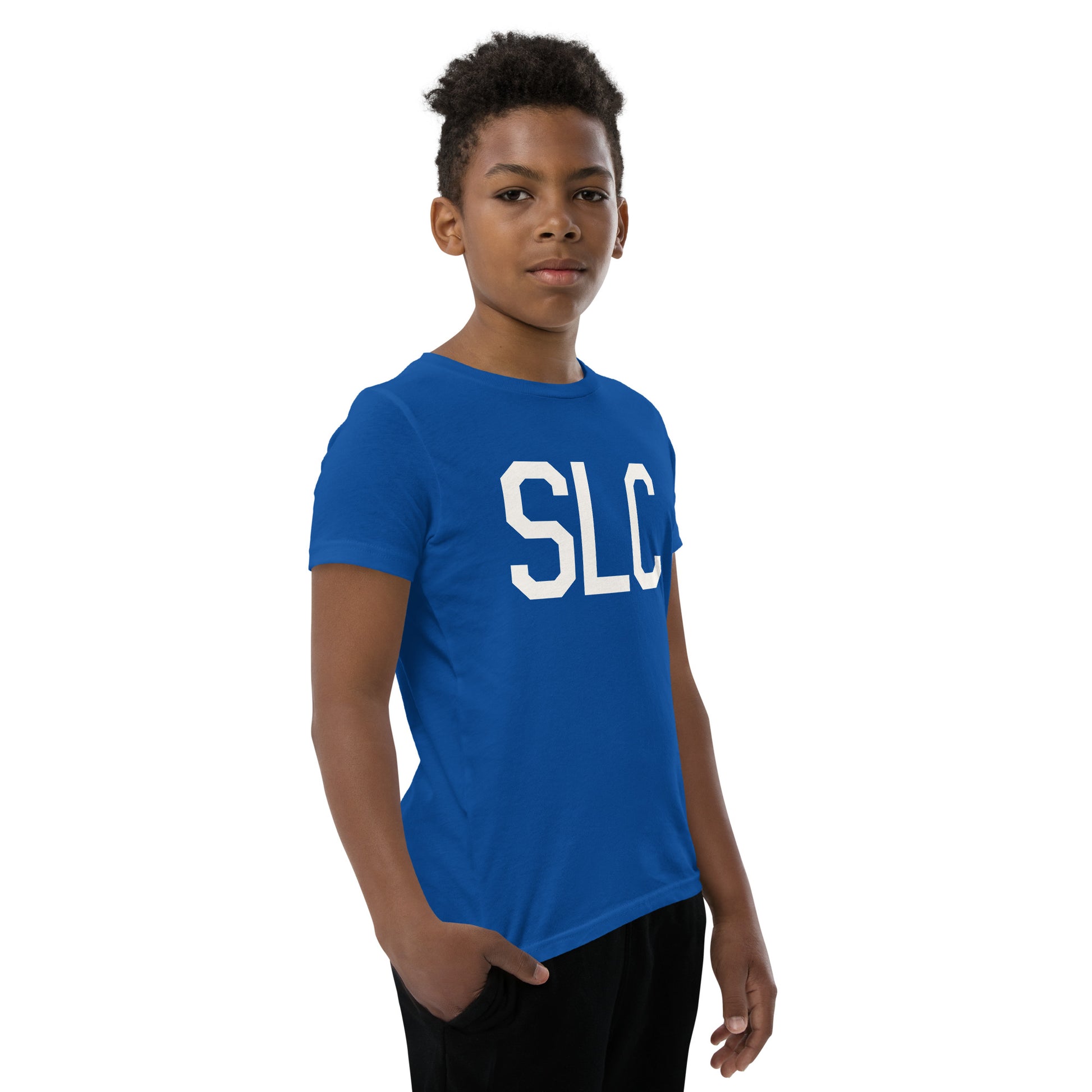 Kid's T-Shirt - White Graphic • SLC Salt Lake City • YHM Designs - Image 12