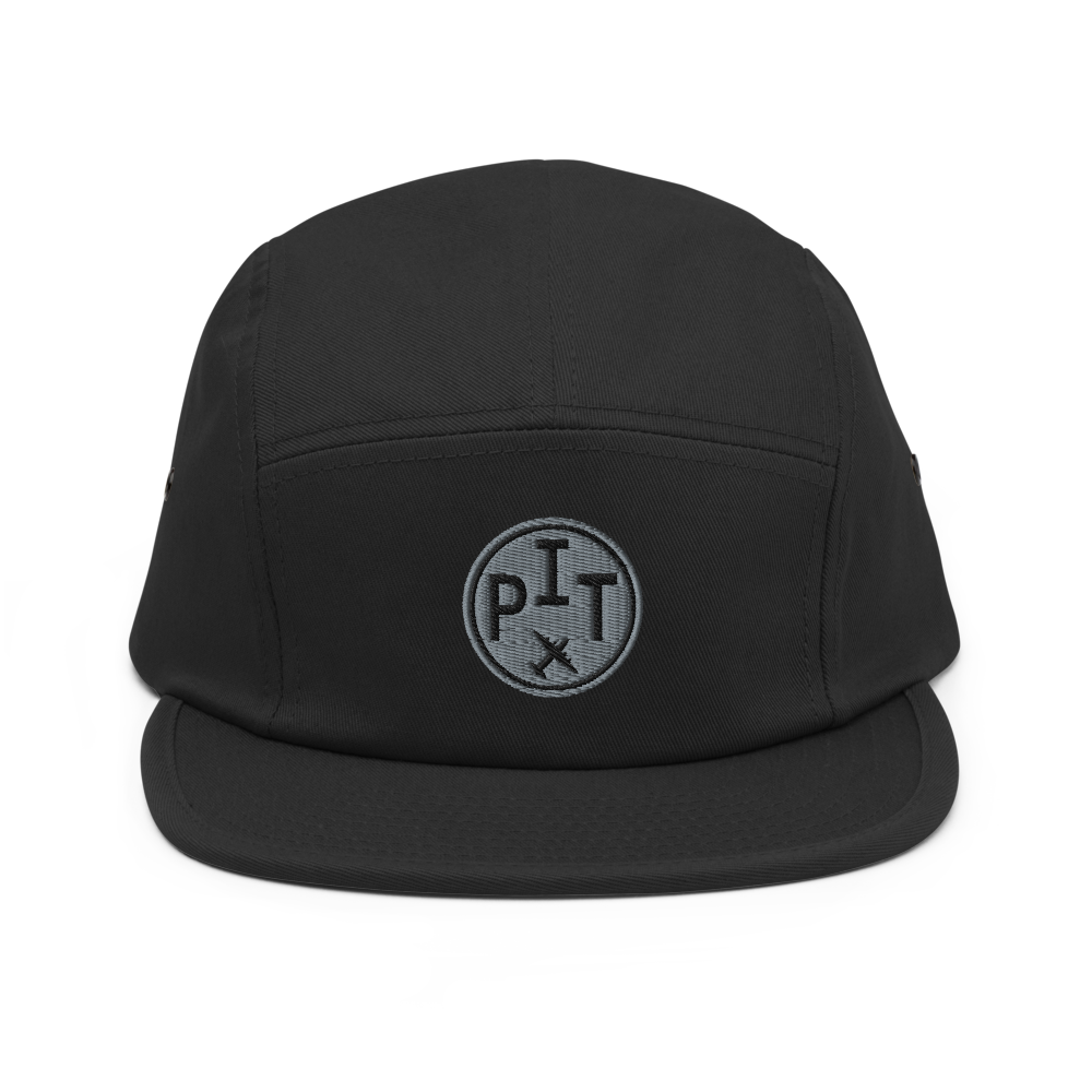 Airport Code Camper Hat - Roundel • PIT Pittsburgh • YHM Designs - Image 05
