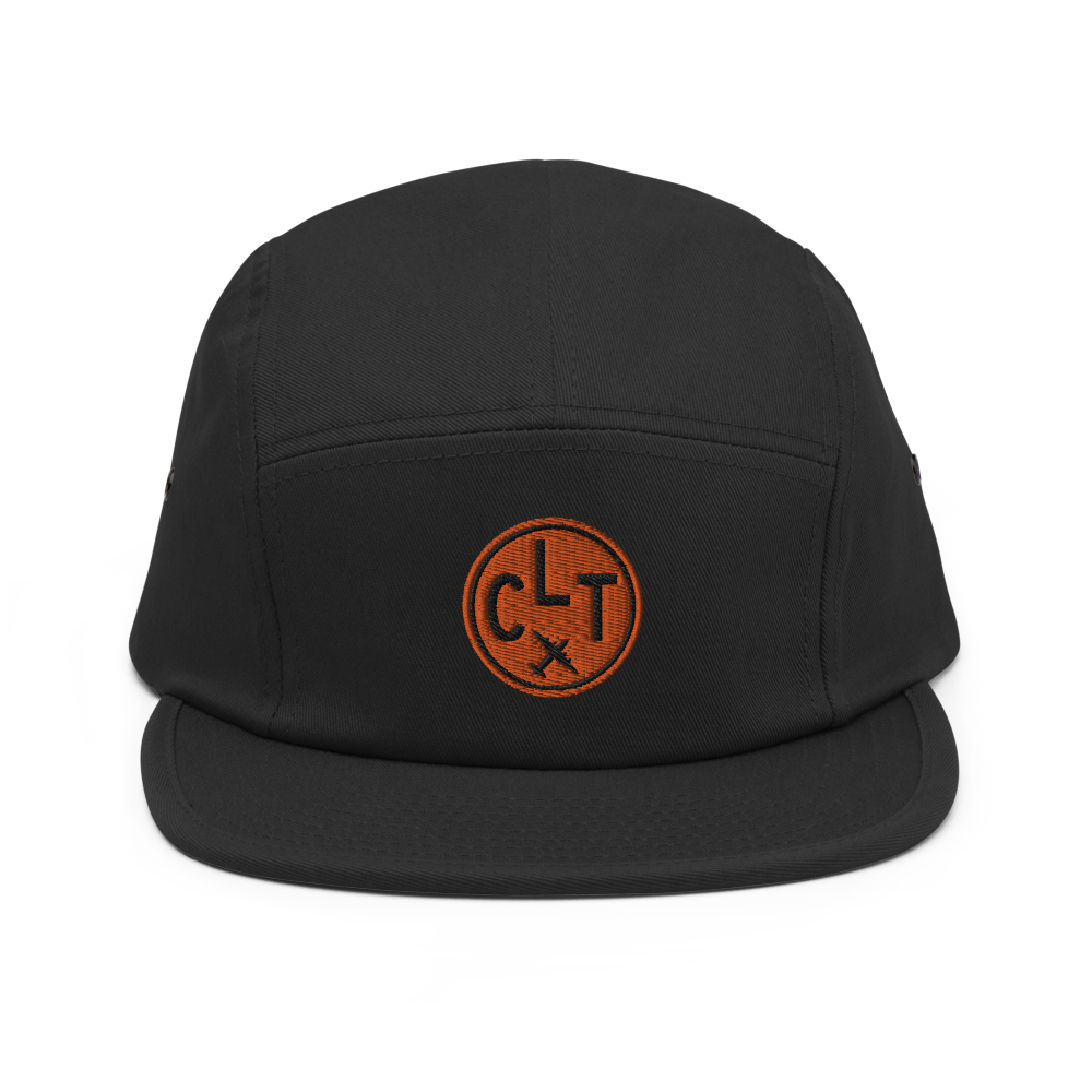 Airport Code Camper Hat - Roundel • CLT Charlotte • YHM Designs - Image 10