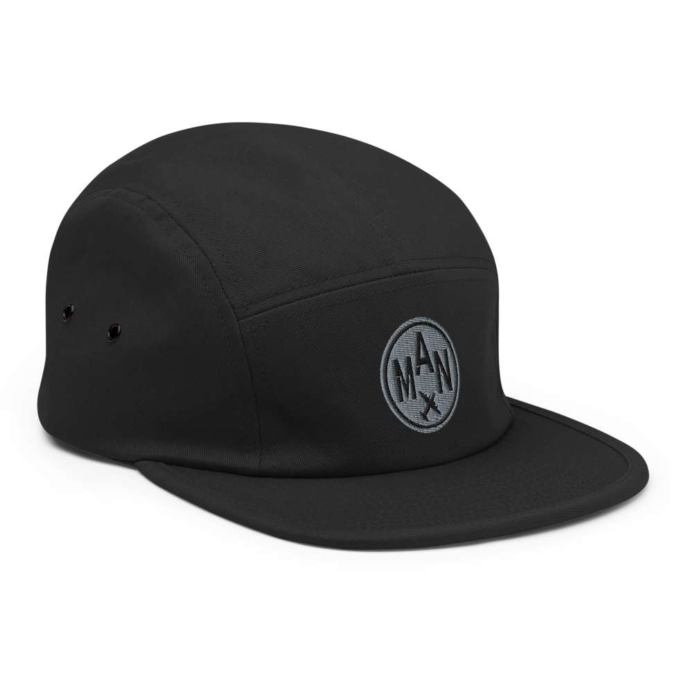 Airport Code Camper Hat - Roundel • MAN Manchester • YHM Designs - Image 08
