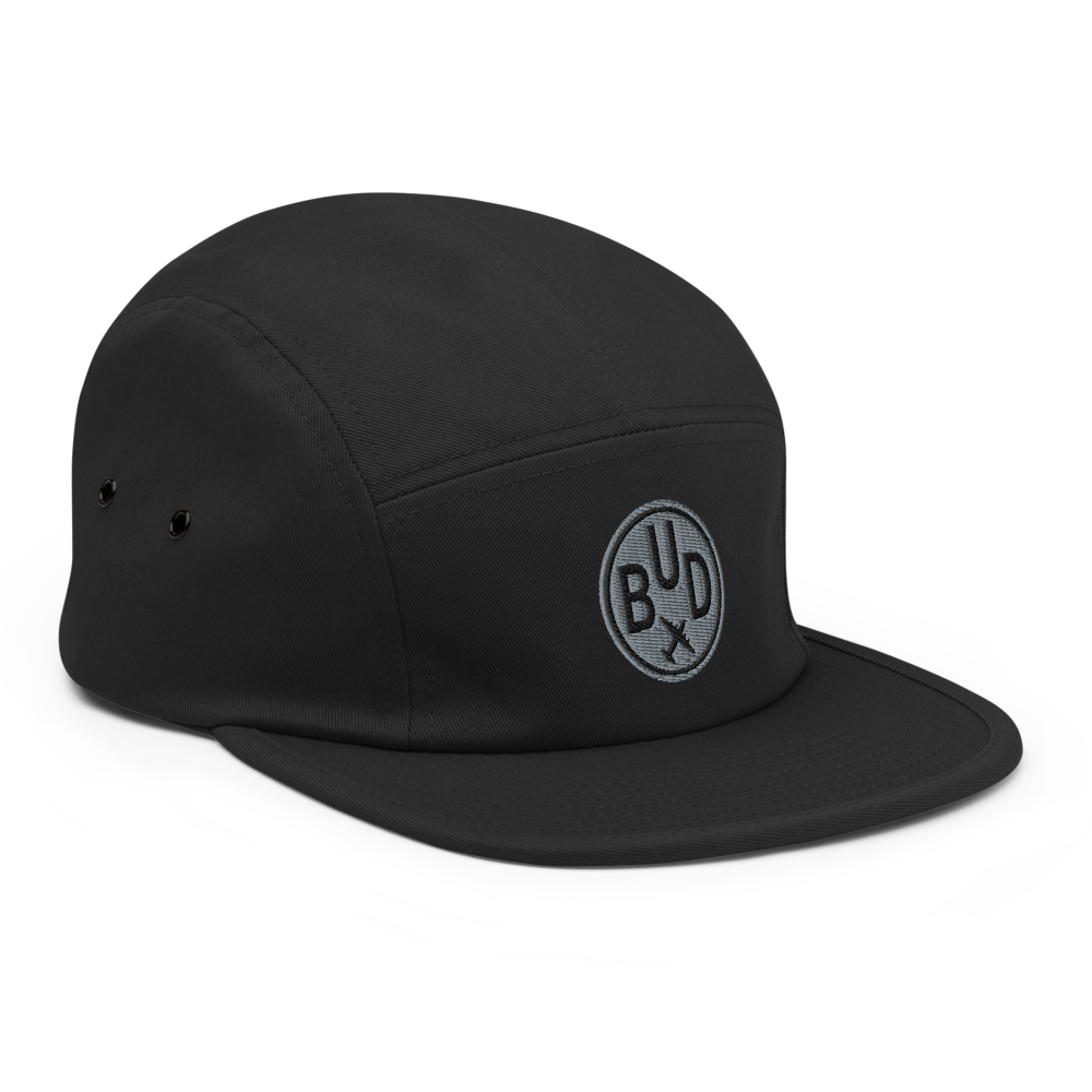 Airport Code Camper Hat - Roundel • BUD Budapest • YHM Designs - Image 08