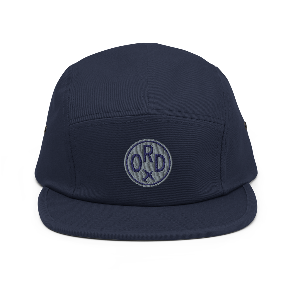 Airport Code Camper Hat - Roundel • ORD Chicago • YHM Designs - Image 10