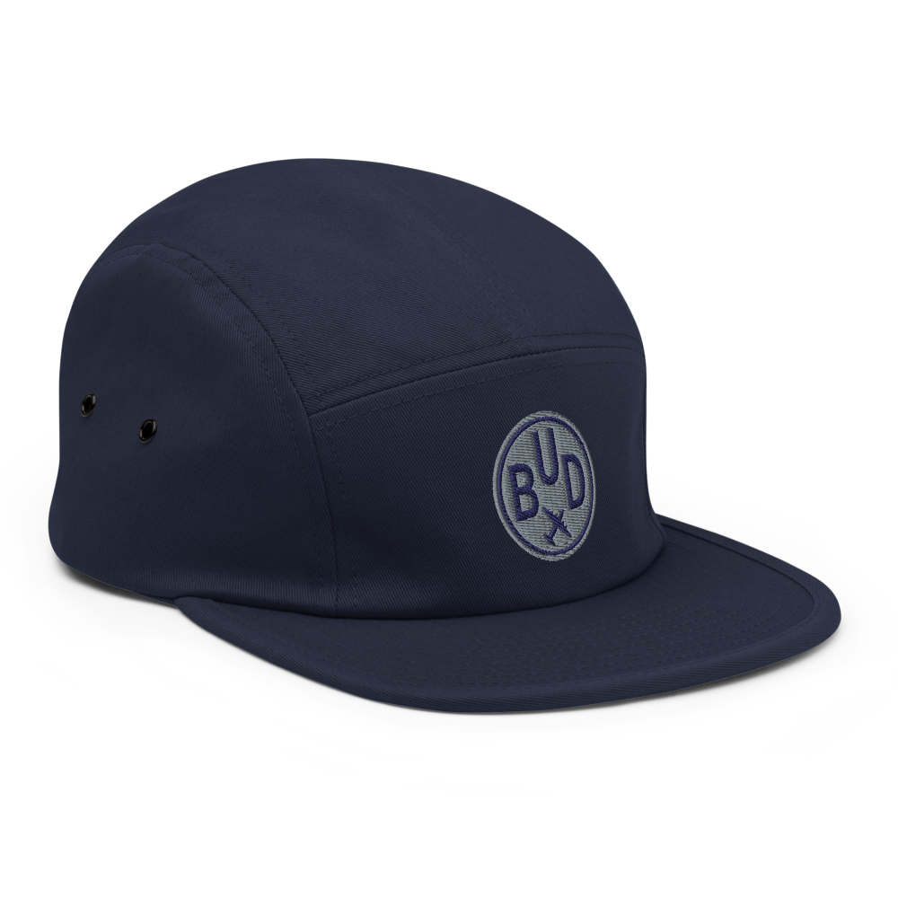 Airport Code Camper Hat - Roundel • BUD Budapest • YHM Designs - Image 13