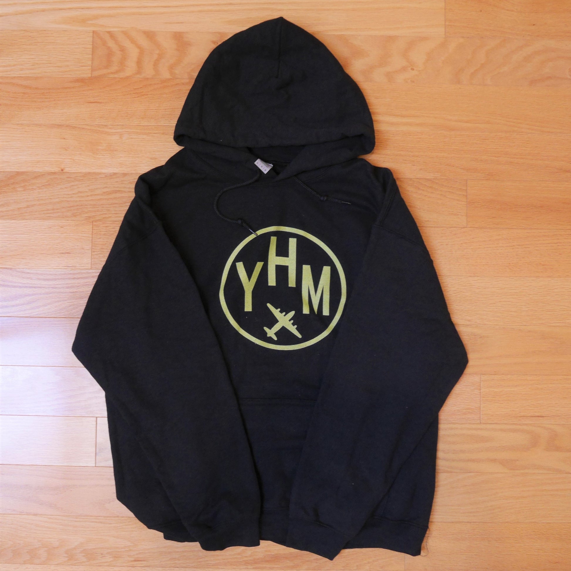YHM Designs - CMH Columbus Airport Code Unisex Hoodie - Crossed-X Design with Vintage Aircraft - Image 10