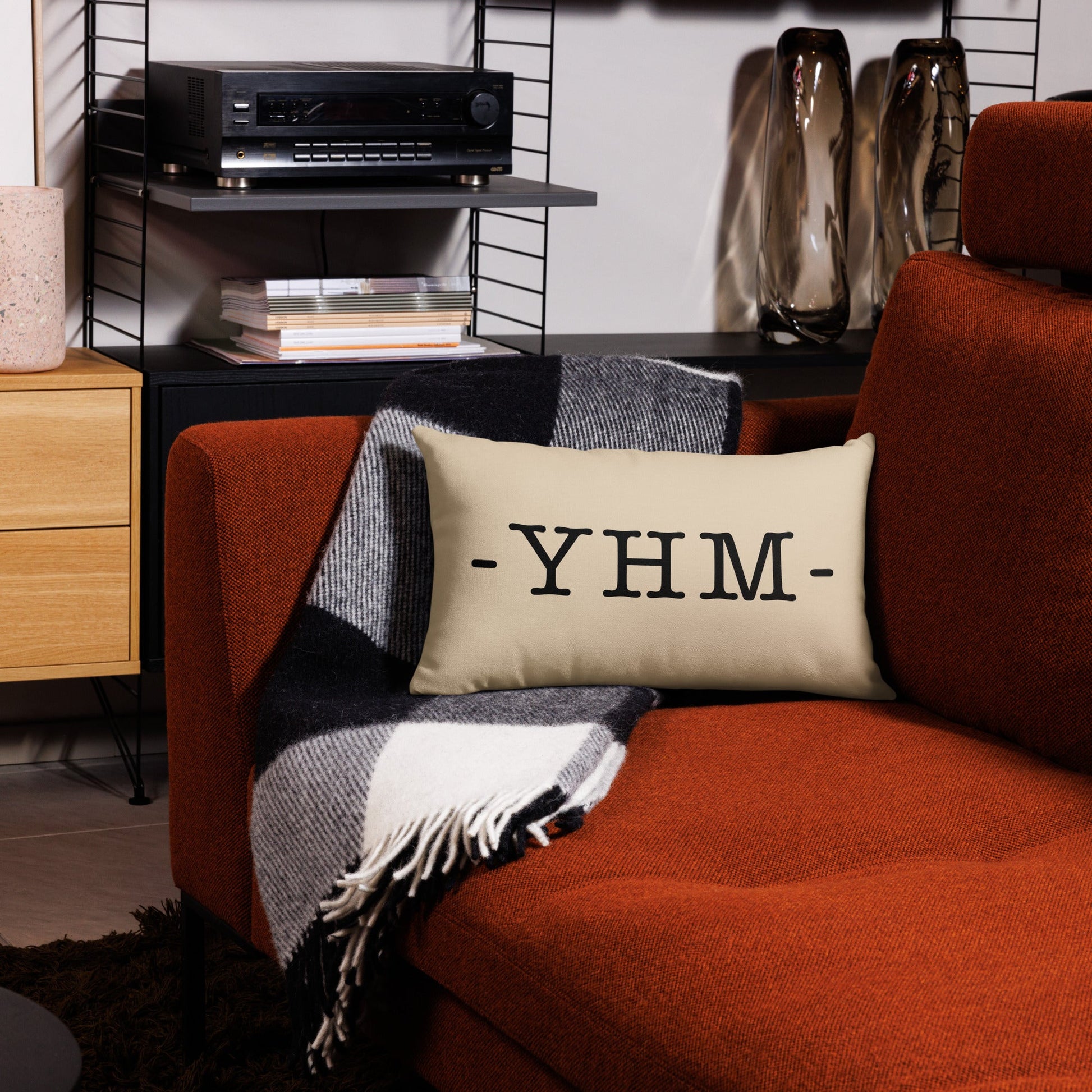 Farmhouse Throw Pillow - Buffalo Plaid • FRA Frankfurt • YHM Designs - Image 05