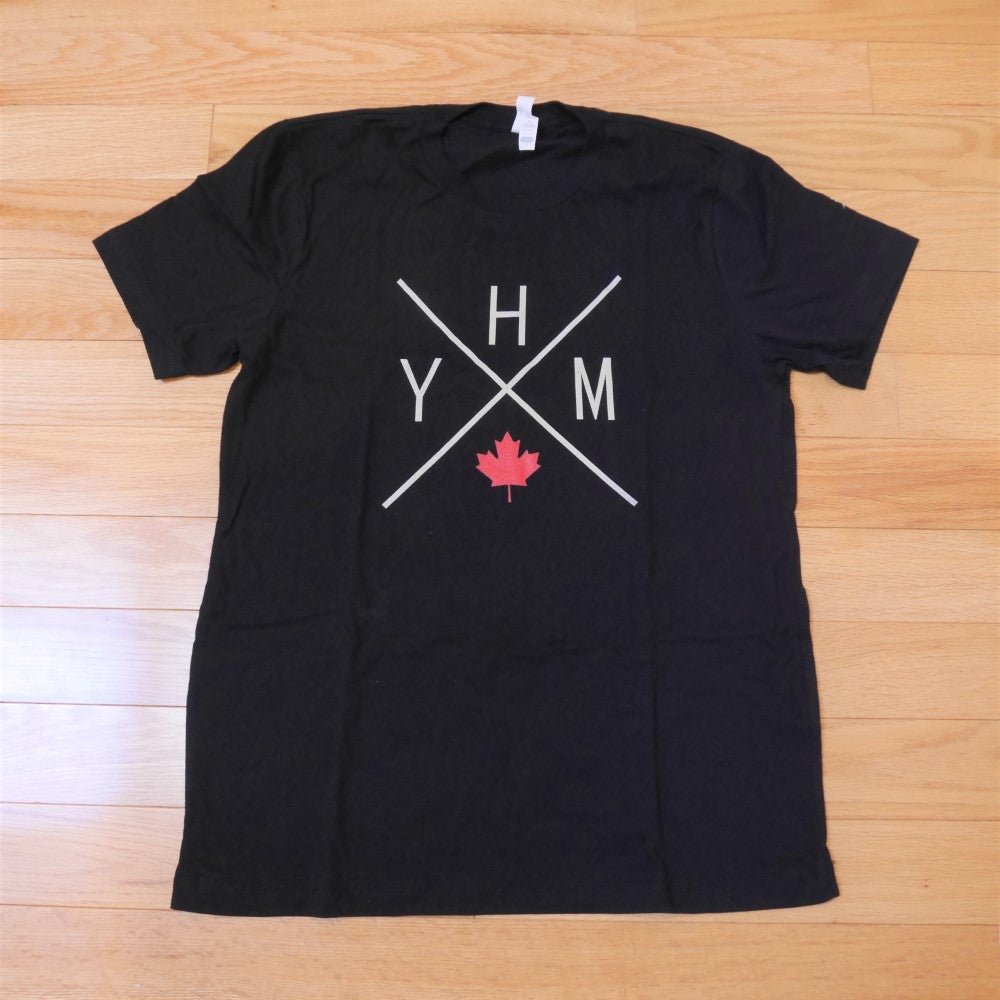 YHM Designs - YHZ Halifax City and Airport Code Adult Unisex T-Shirt - Vintage Script Design - Image 13