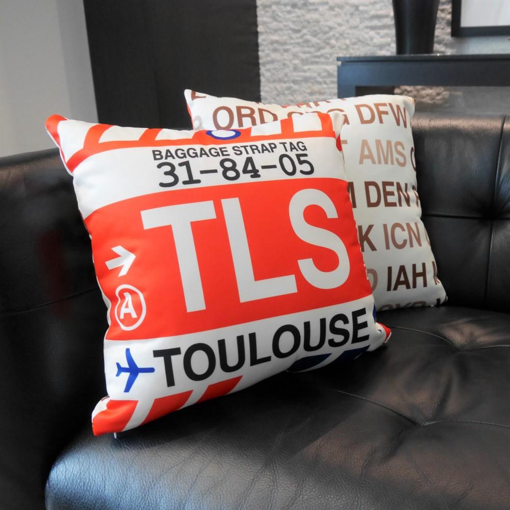 Travel-Themed Throw Pillow • LIS Lisbon • YHM Designs - Image 10