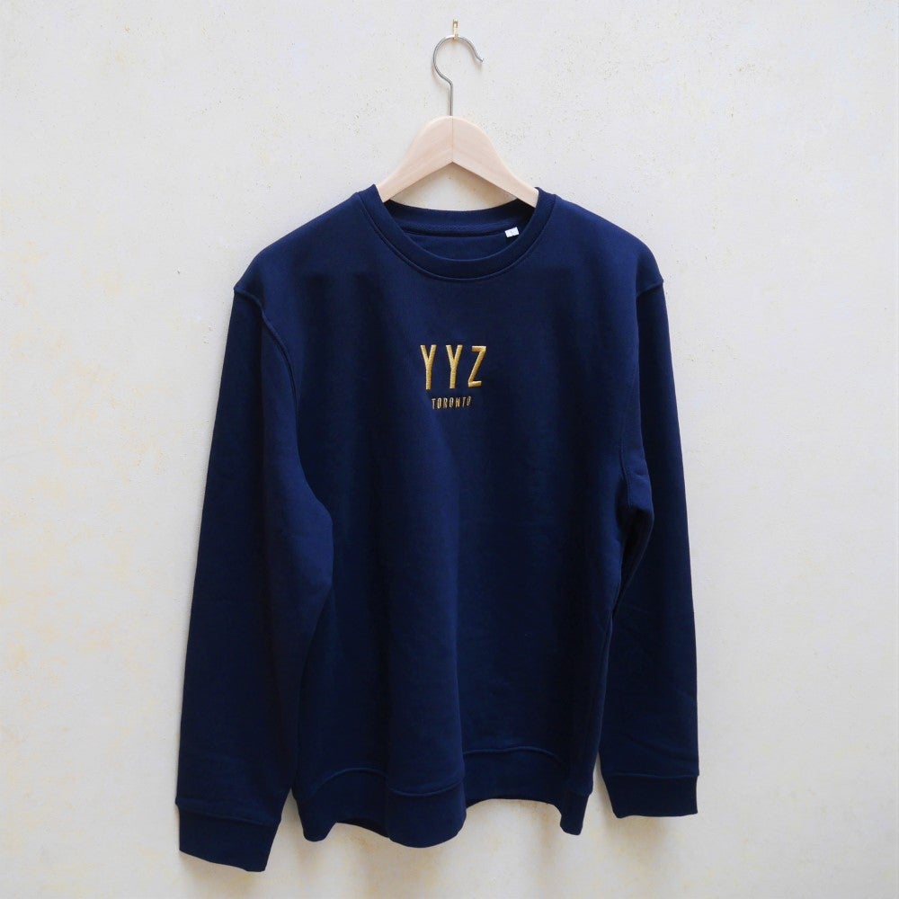 YHM Designs - ZRH Zurich Sustainable Eco Sweatshirt - Embroidered with City Name and Airport Code - Image 10