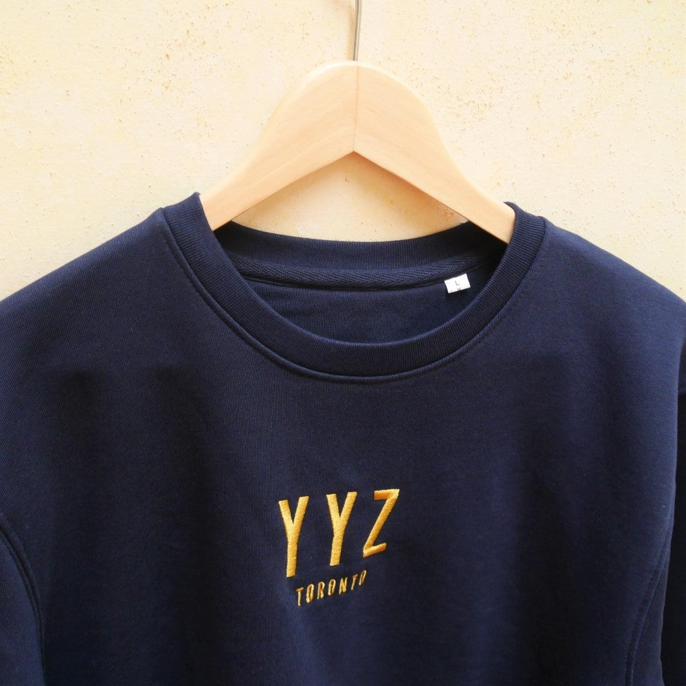 YHM Designs - HND Tokyo Sustainable Eco Sweatshirt - Embroidered with City Name and Airport Code - Image 11