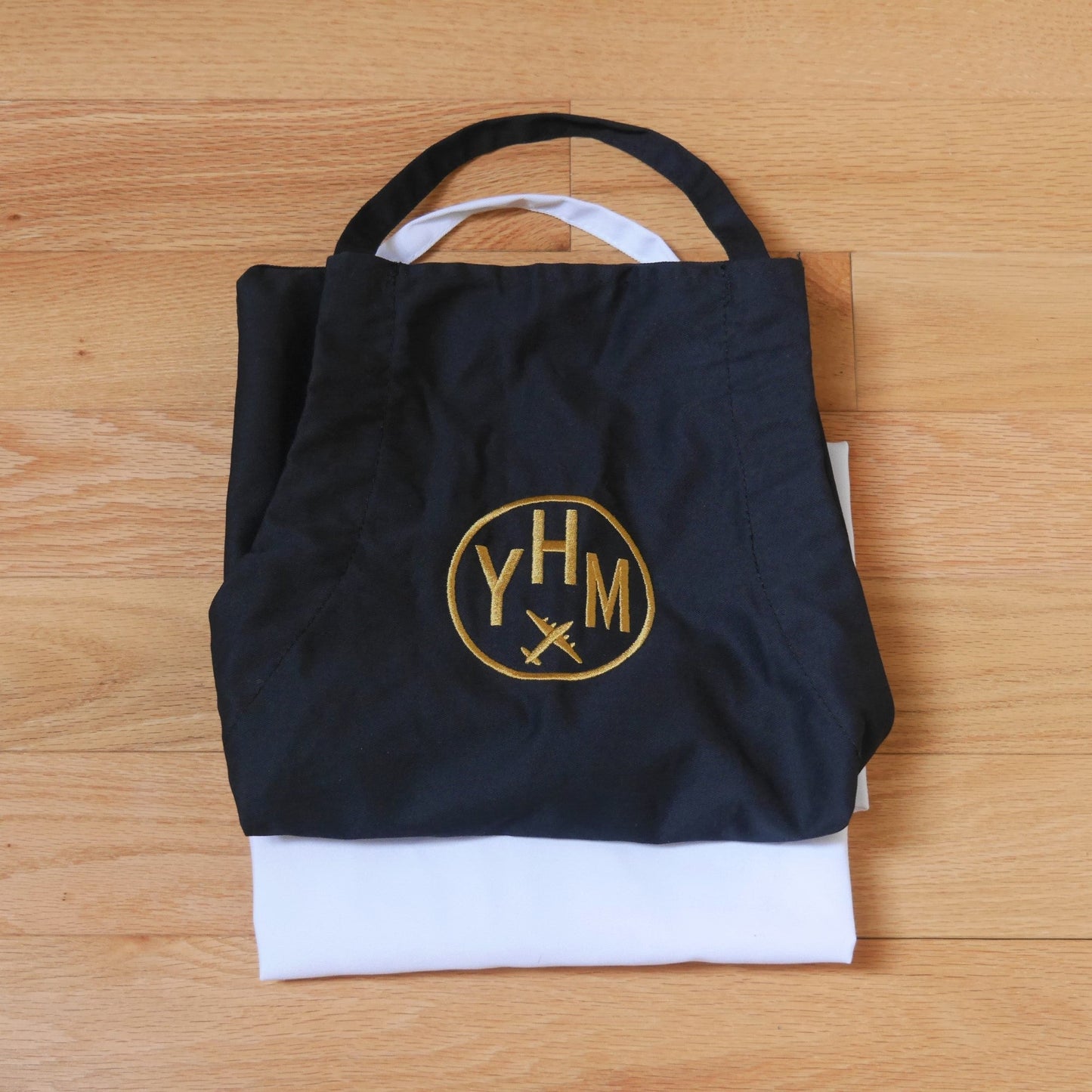 City Embroidered Apron - Old Gold • MEX Mexico City • YHM Designs - Image 16