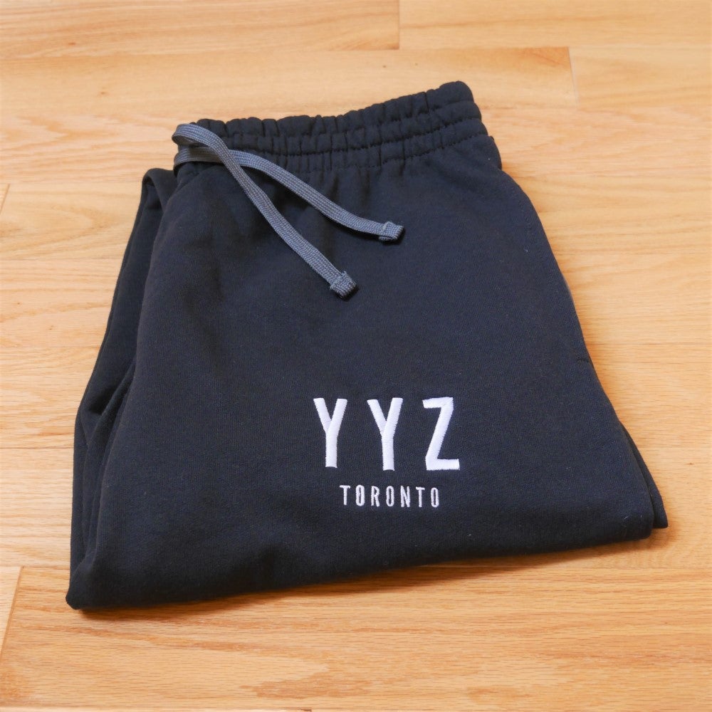 YHM Designs - TLV Tel Aviv Joggers, Sweatpants - Embroidered with City Name and Airport Code - Image 06