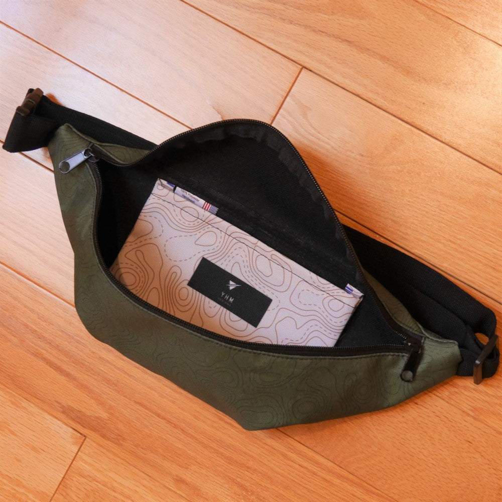 Travel Gift Fanny Pack - Red Tie-Dye • BHM Birmingham • YHM Designs - Image 13