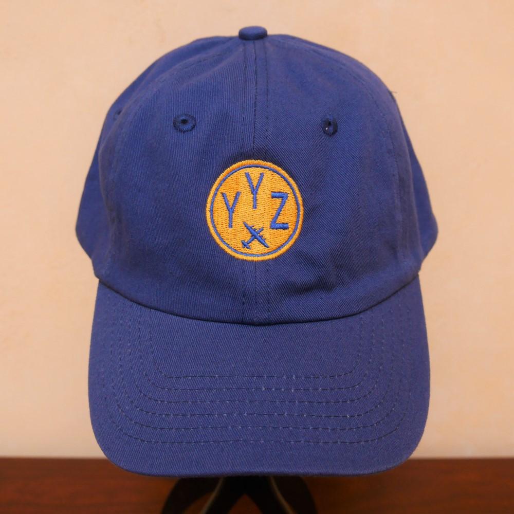 Roundel Kid's Baseball Cap - Gold • YXE Saskatoon • YHM Designs - Image 09