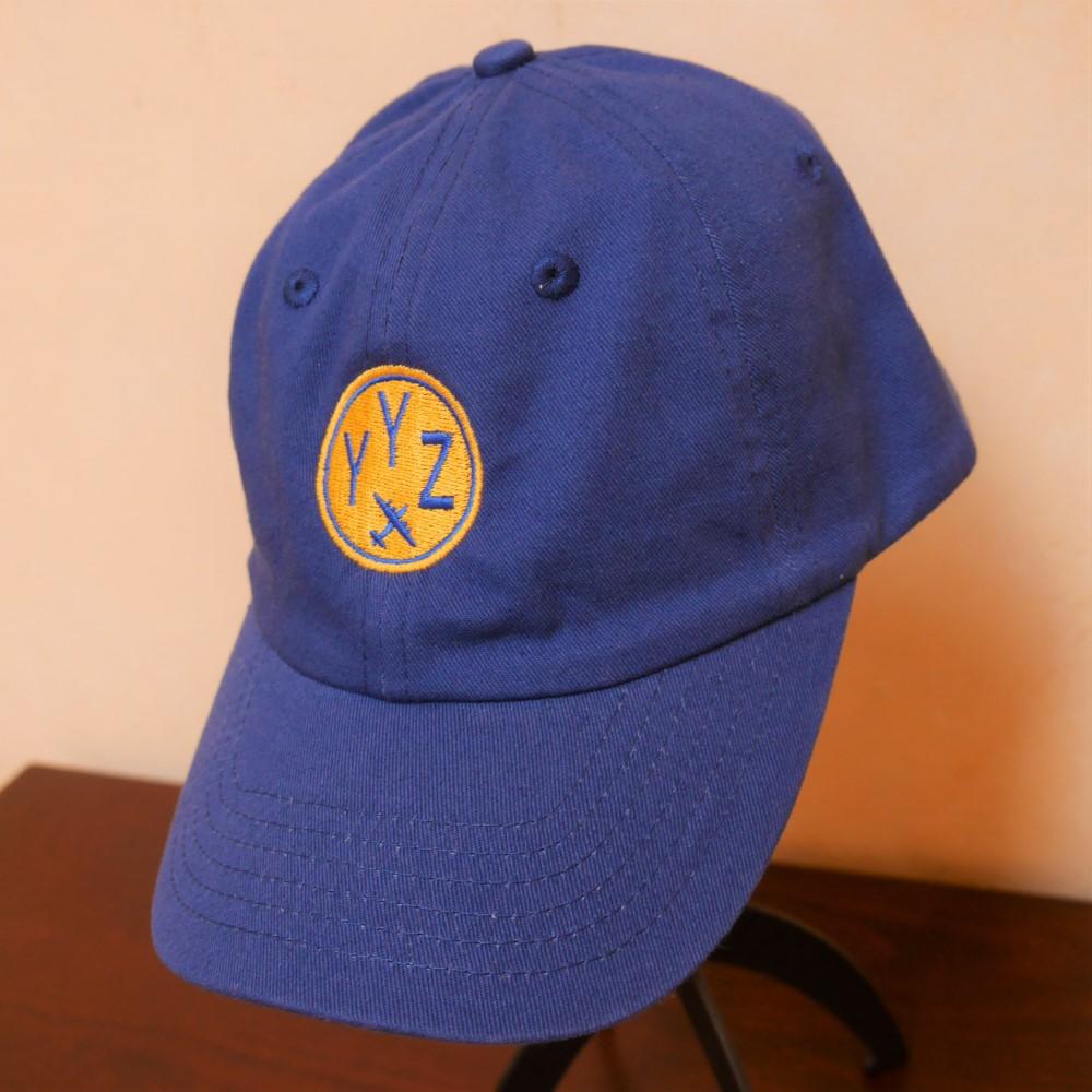 Roundel Kid's Baseball Cap - Gold • YXE Saskatoon • YHM Designs - Image 10