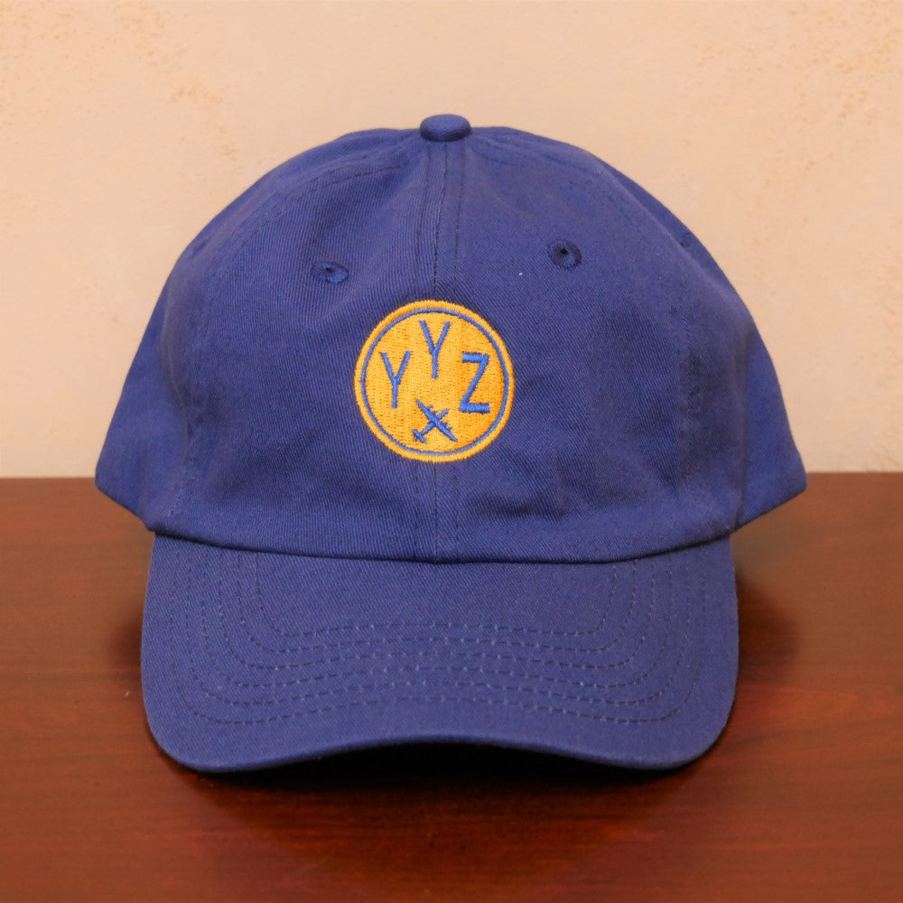 Airport Code Kid's Baseball Cap - White • YHD Dryden • YHM Designs - Image 40