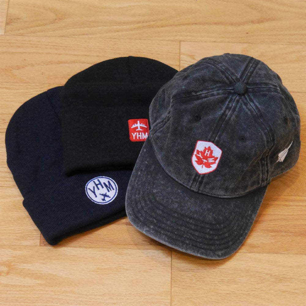Maple Leaf Cuffed Beanie - Red/White • YEG Edmonton • YHM Designs - Image 14