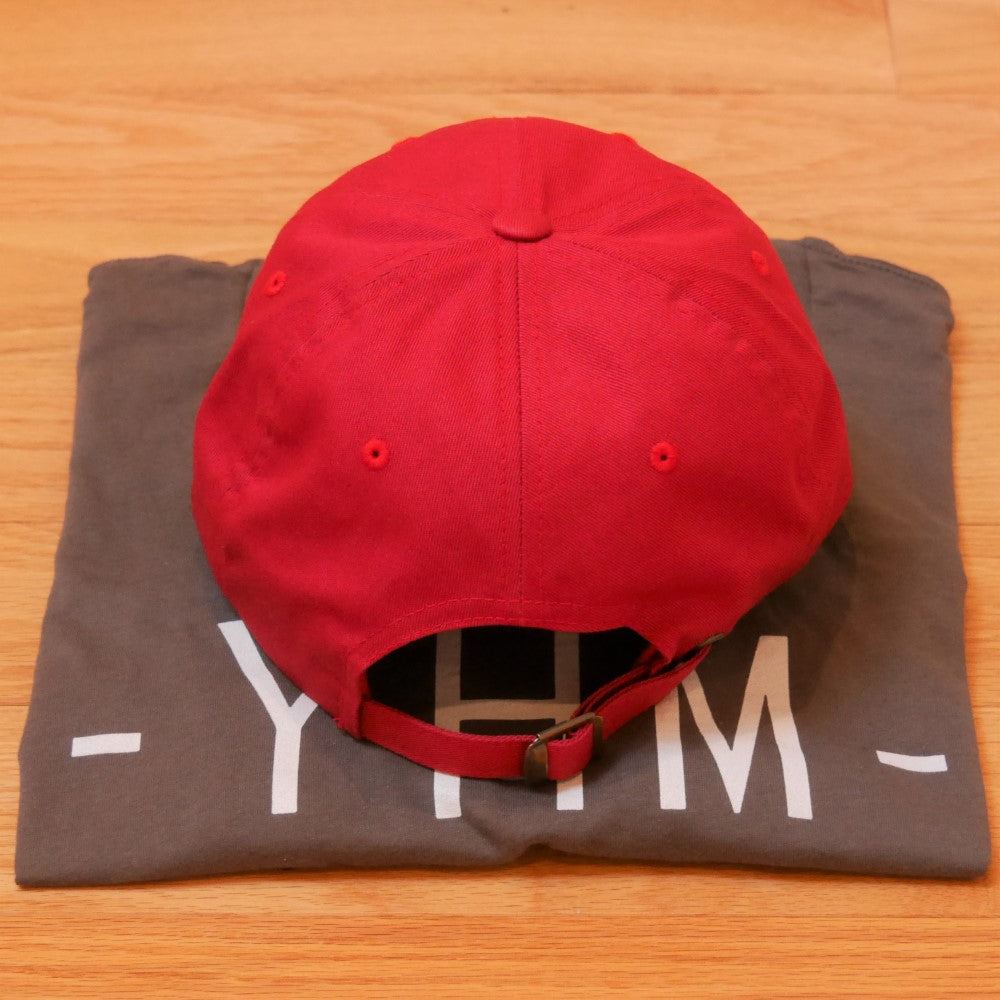 Crossed-X Dad Hat - White • YQM Moncton • YHM Designs - Image 27