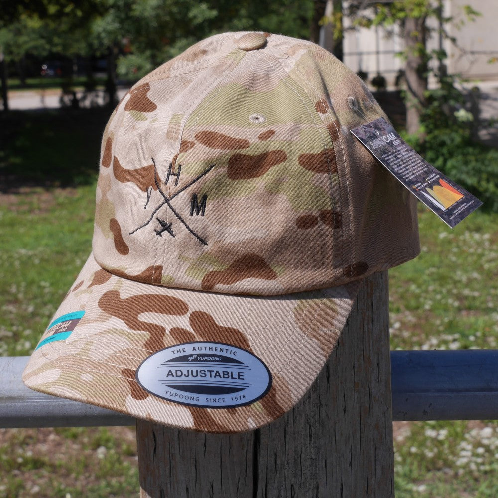 Crossed-X Dad Hat - White • YXY Whitehorse • YHM Designs - Image 23