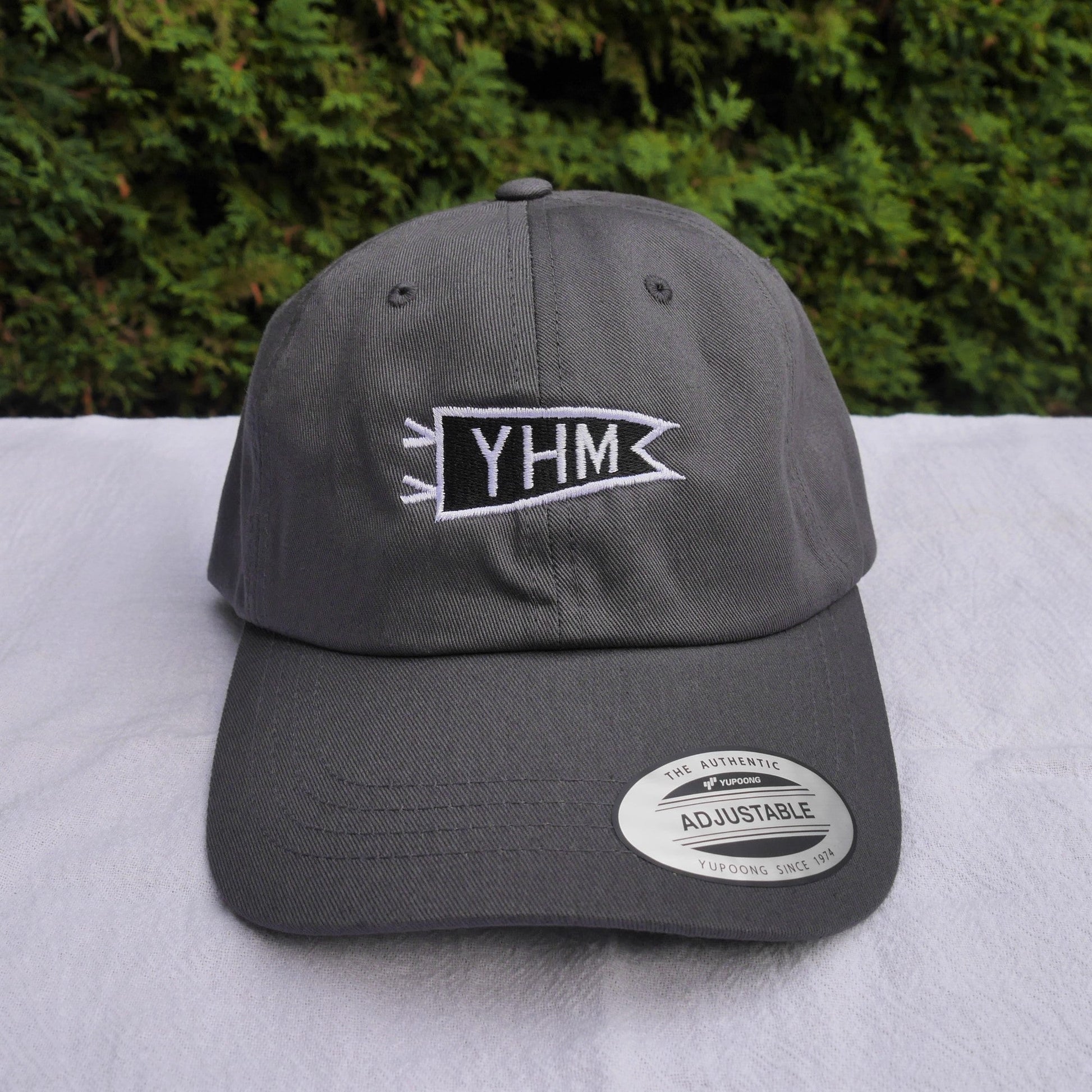 Pennant Baseball Cap - Black & White • YMM Fort McMurray • YHM Designs - Image 22