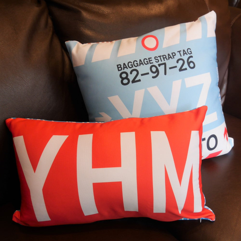 Unique Travel Gift Throw Pillow - White Oval • EDI Edinburgh • YHM Designs - Image 09