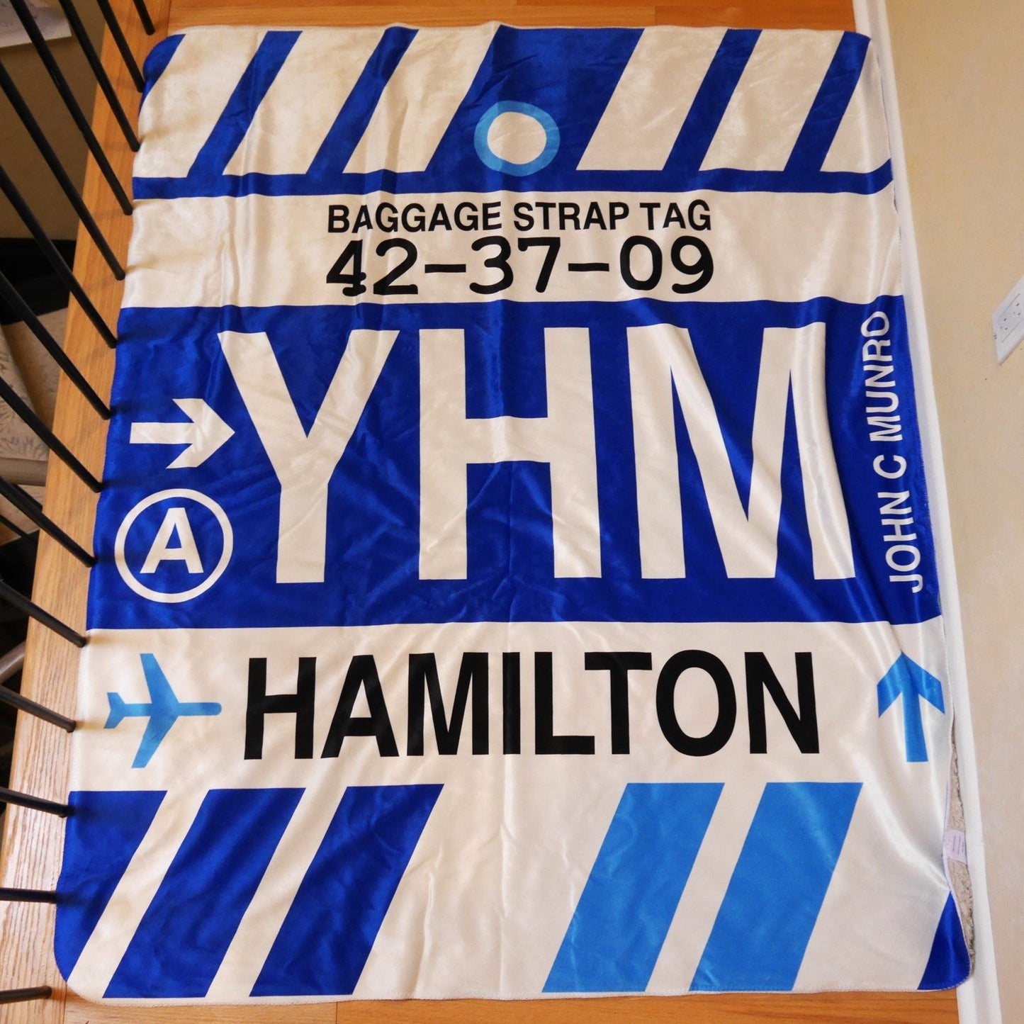 Travel Gift Sherpa Blanket • YHZ Halifax • YHM Designs - Image 12