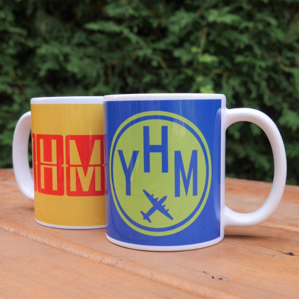 Aviation Gift Coffee Mug - Camouflage Green • YYC Calgary • YHM Designs - Image 05