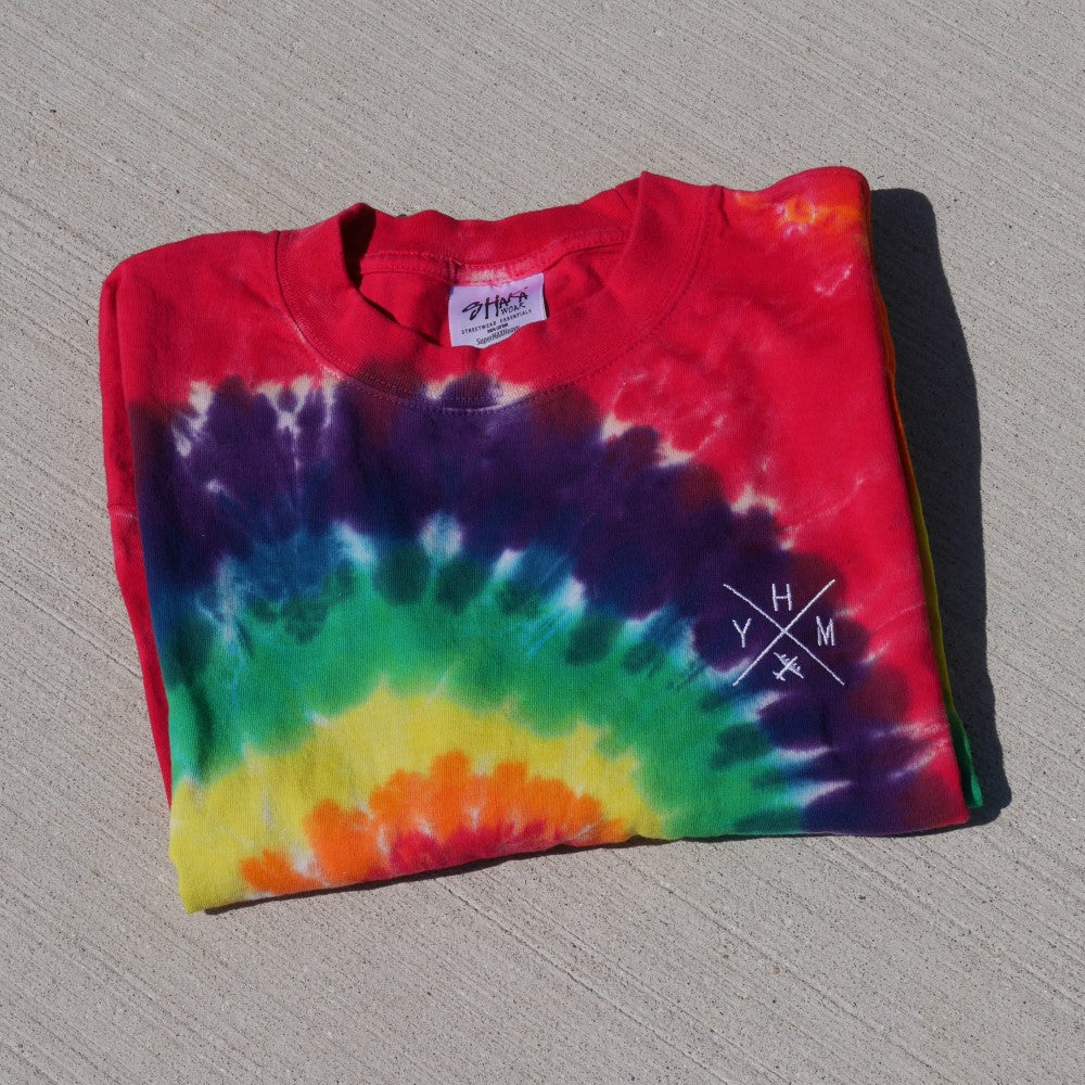 Crossed-X Oversized Tie-Dye T-Shirt • YQB Quebec City • YHM Designs - Image 19