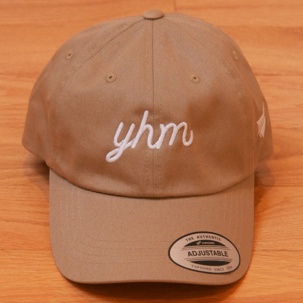 YHM Designs - YVR Vancouver Airport Code Snapback Hat - Vintage Script Design - White Embroidery - Image 19