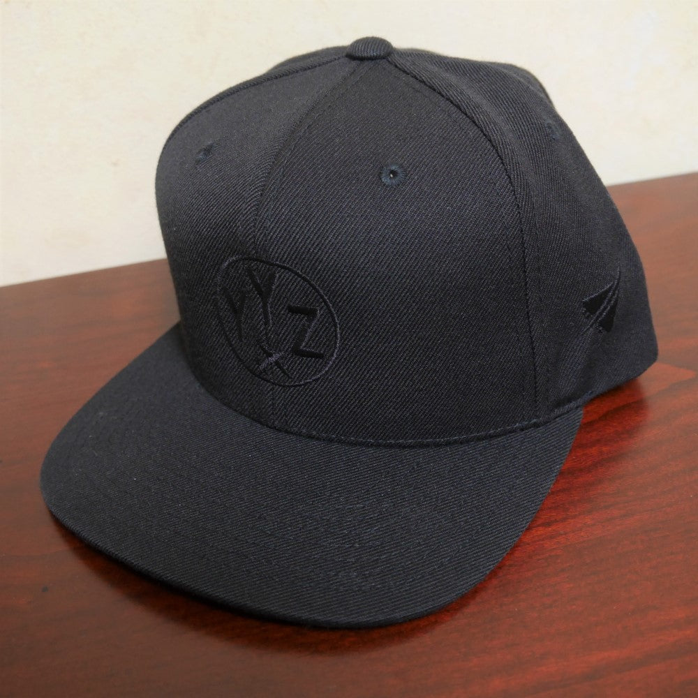 YHM Designs - YVR Vancouver Airport Code Snapback Hat - Vintage Script Design - White Embroidery - Image 17
