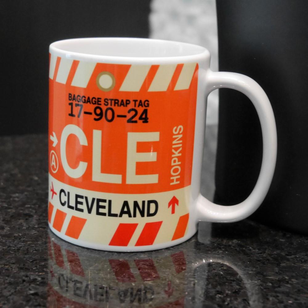 Travel-Themed Coffee Mug • CVG Cincinnati • YHM Designs - Image 07
