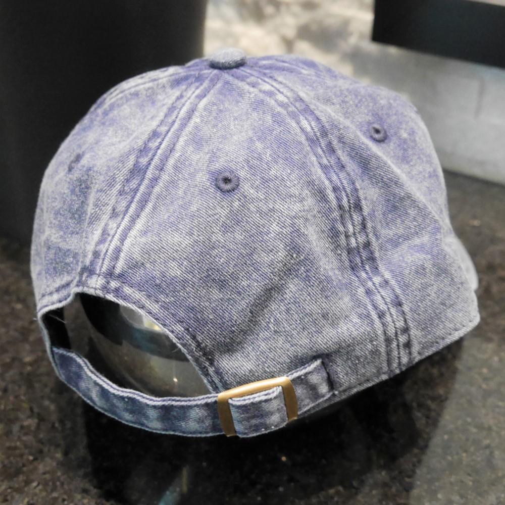 YHM Designs - DUB Dublin Vintage Washed Cotton Twill Cap with Airport Code and Roundel Design - Image 02
