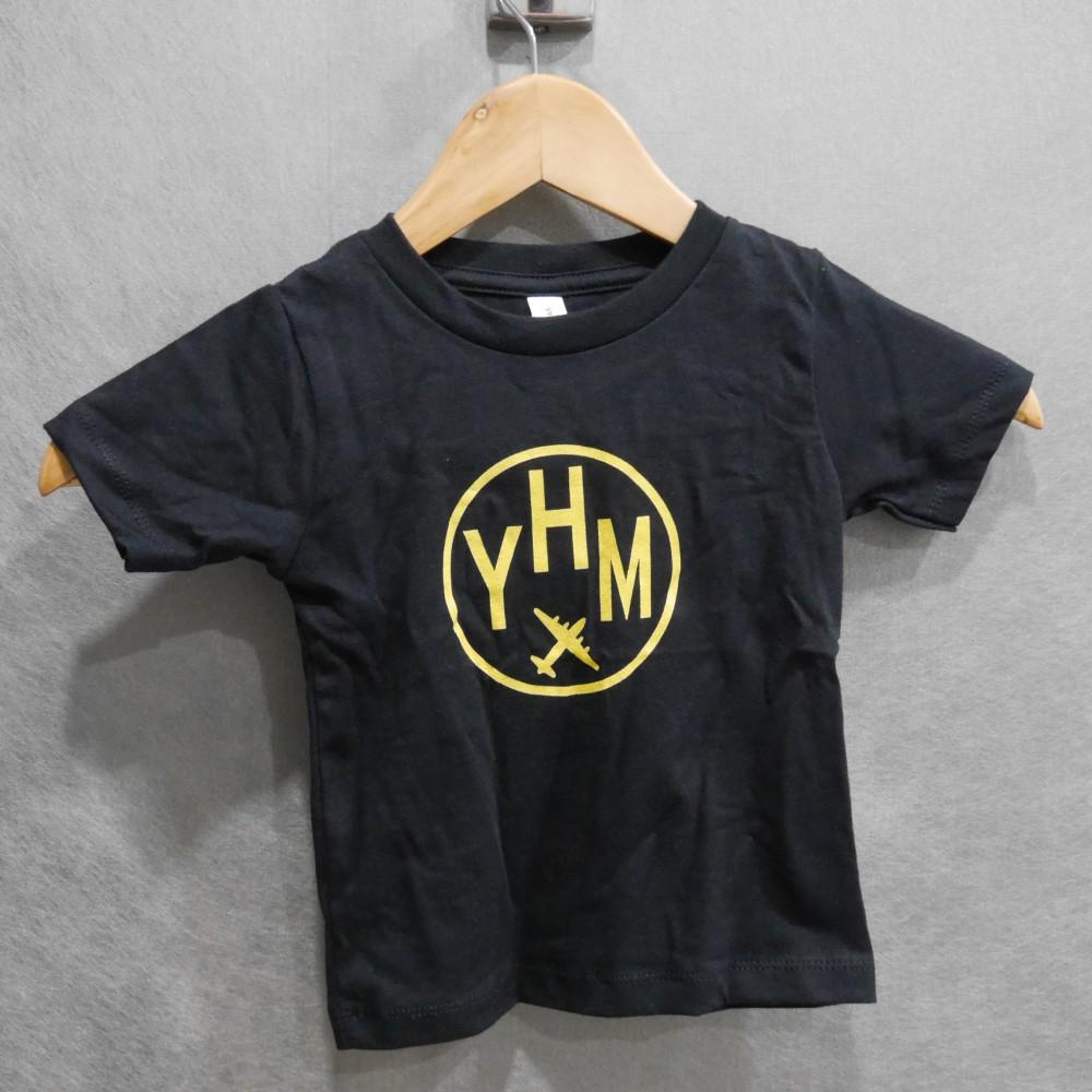 YHM Designs - BHM Birmingham Airport Code Baby T-Shirt - Colourful Blocks Design - Image 04