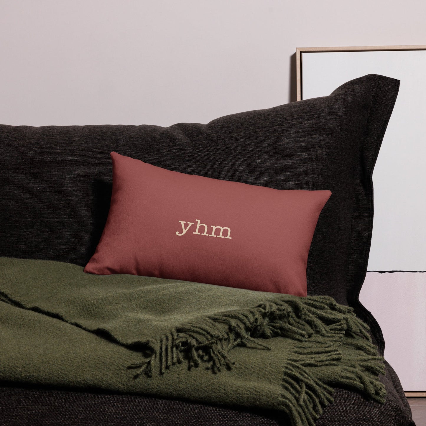 Typewriter Pillow - Terra Cotta • YUL Montreal • YHM Designs - Image 05