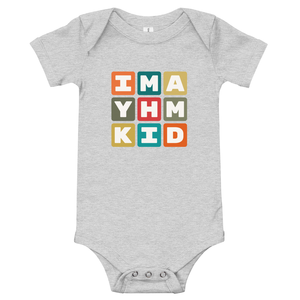 Baby Bodysuit - Colourful Blocks • YHM Hamilton • YHM Designs - Image 02