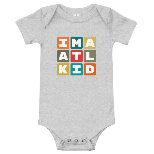 Baby Bodysuit - Colourful Blocks • ATL Atlanta • YHM Designs - Image 02