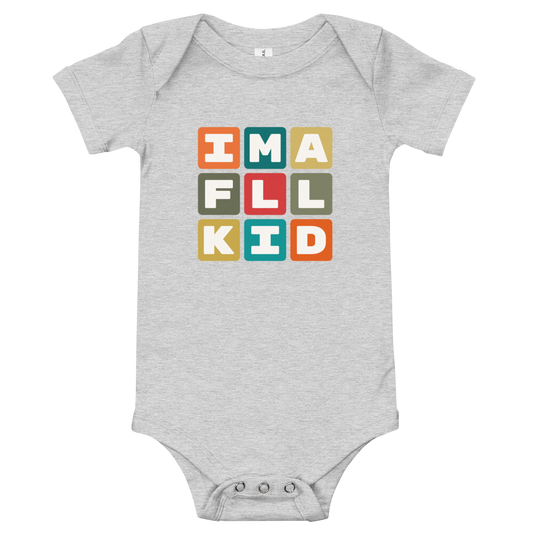 Baby Bodysuit - Colourful Blocks • FLL Fort Lauderdale • YHM Designs - Image 02