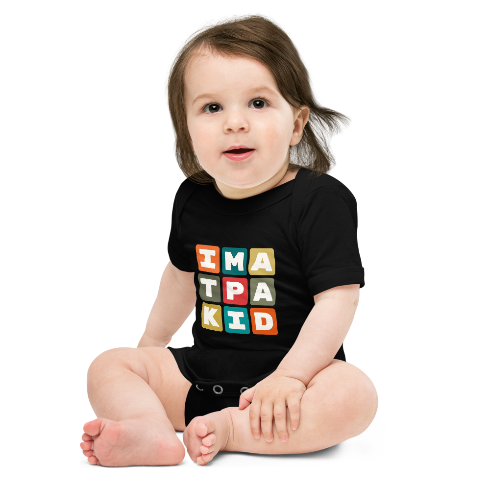 Baby Bodysuit - Colourful Blocks • TPA Tampa • YHM Designs - Image 04