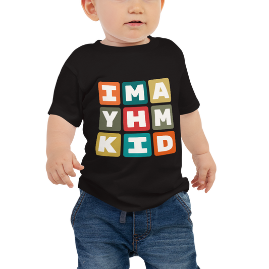 Baby T-Shirt - Colourful Blocks • YHM Hamilton • YHM Designs - Image 01