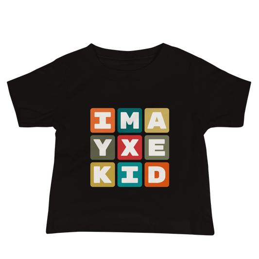 Baby T-Shirt - Colourful Blocks • YXE Saskatoon • YHM Designs - Image 02